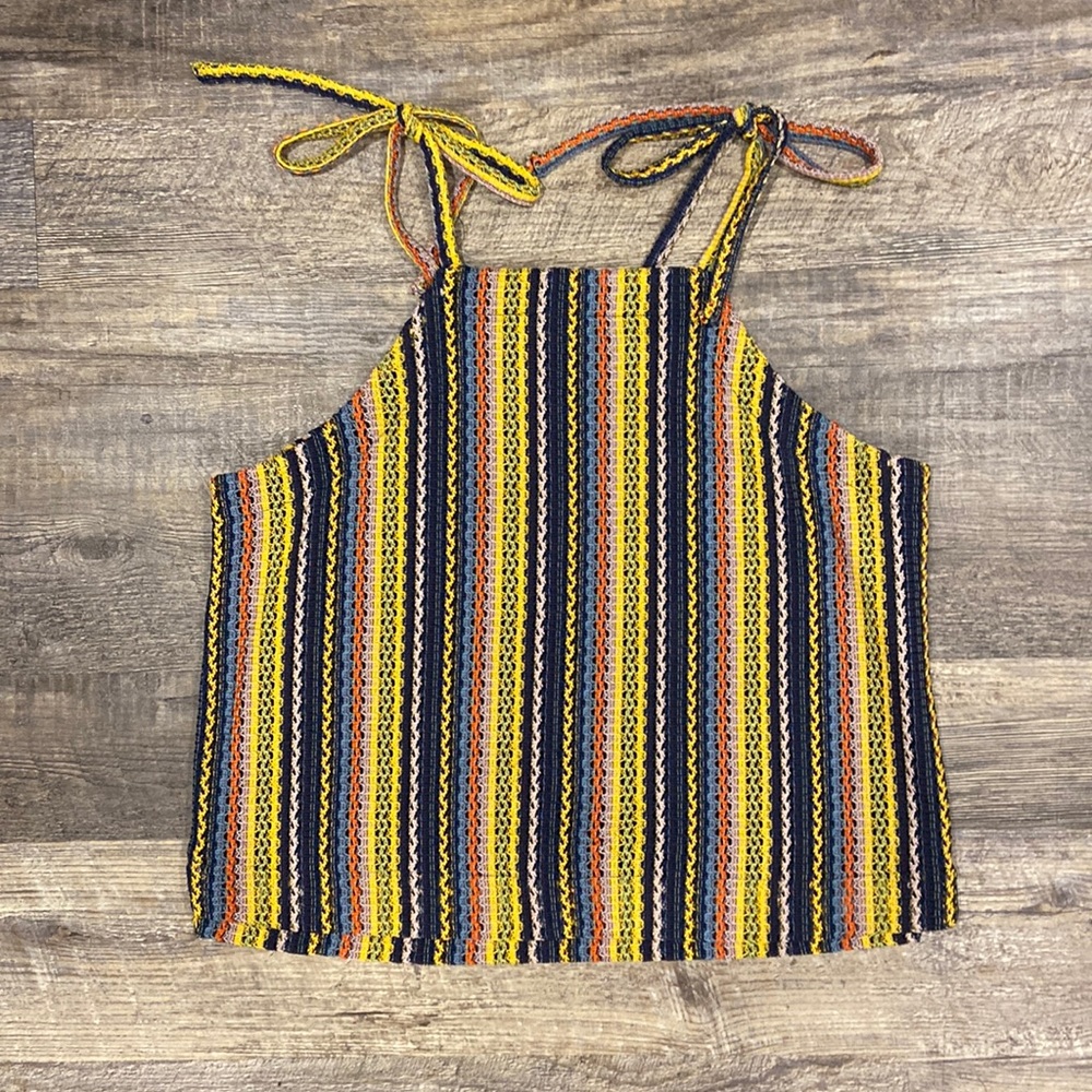 NWT Madewell Multi Color Tank Top (Texture & Thread)